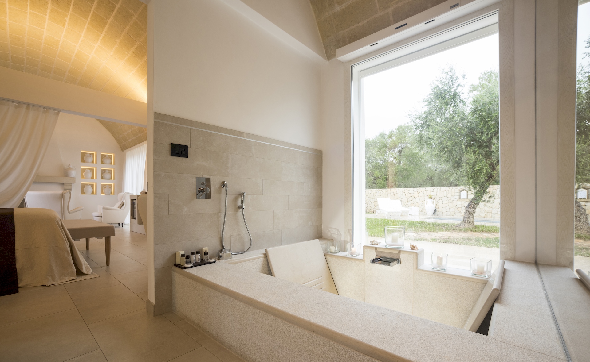 vasca da bagno luxury masseria muntibianchi agriresort otranto puglia lavoro realizzato dal gruppo rodi 